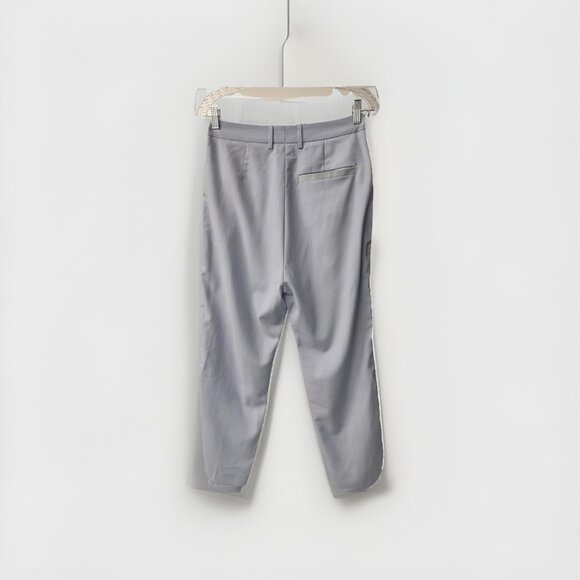 Maison Margiela Baby Blue Women’s Dress Asymmetrical Hem Pants With Side Panels - Picture 4 of 6